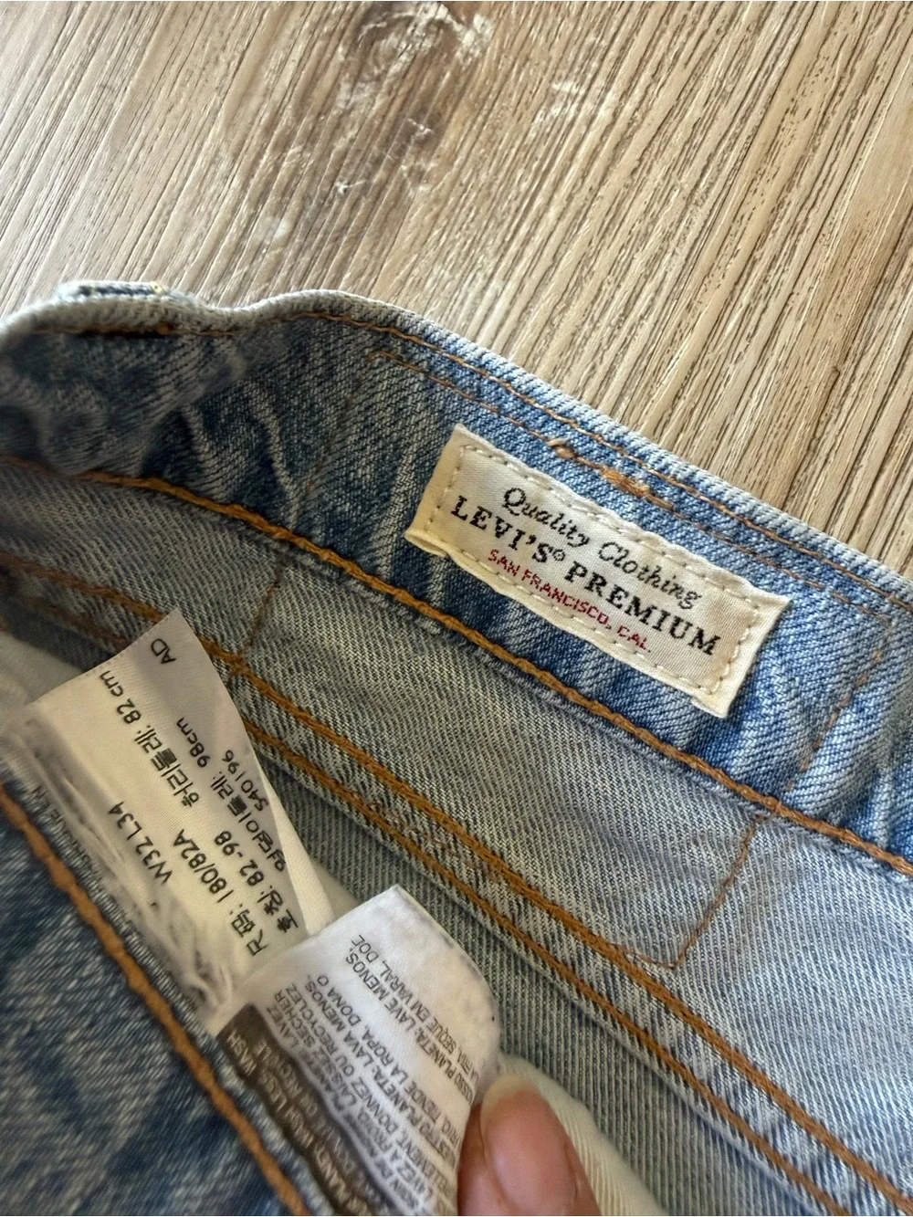 Levi's Light Blue Denim Cutoff Men's Shorts